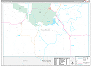 Fall River Wall Map Premium Style